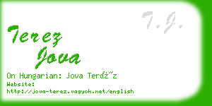 terez jova business card